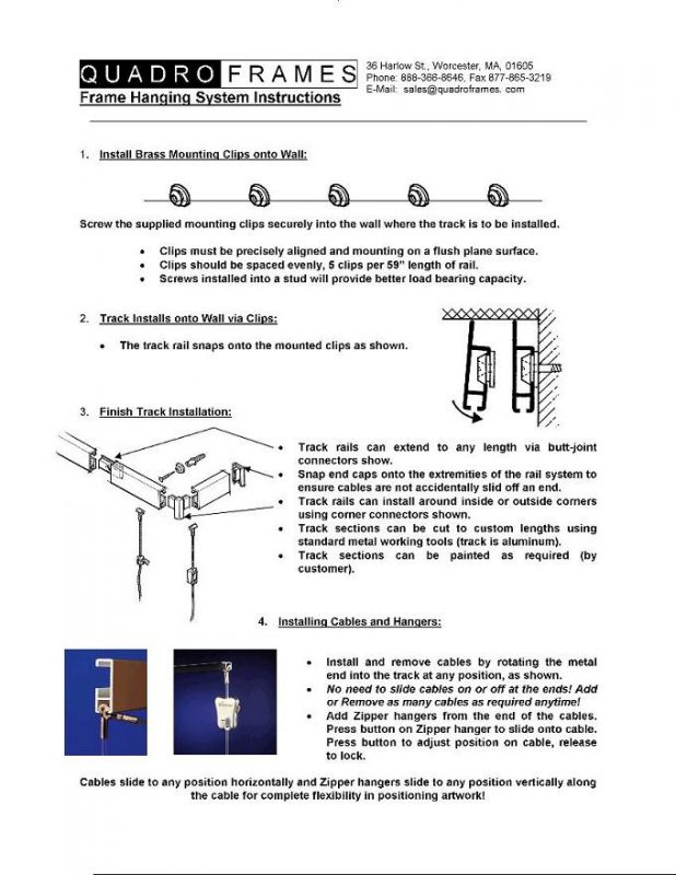 Track_Hanging_Installation_Instruction Sheet_rev_AUG2006