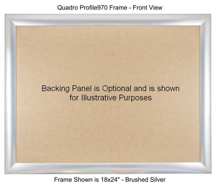 Style P375-3/8 inch Wide Molding Quadro Frames 18x30 inch Picture Frame KIT 